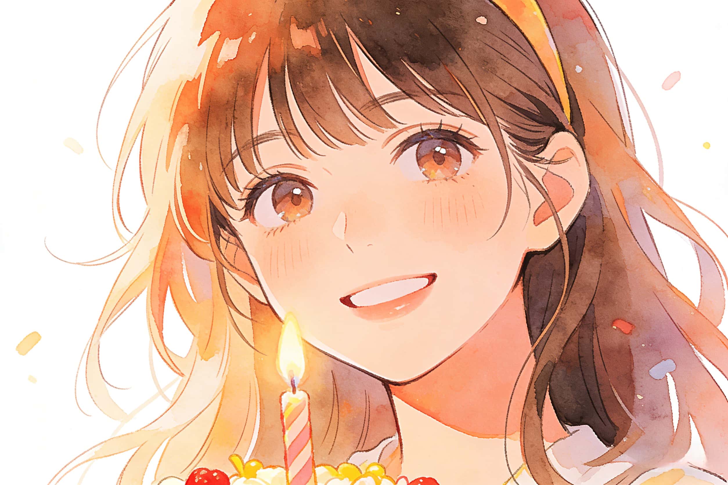 Birthday subtle illustration